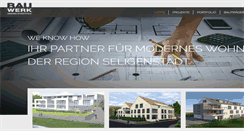 Desktop Screenshot of bauwerk-immobilienservice.de