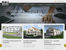 Tablet Screenshot of bauwerk-immobilienservice.de